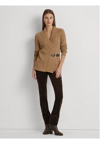 Lauren Ralph Lauren - LAUREN RALPH LAUREN Sweter 200808258002 Beżowy Regular Fit. Kolor: beżowy. Materiał: bawełna #3