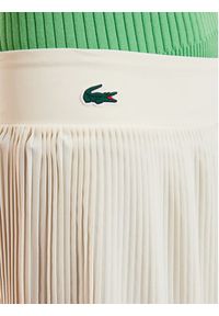 Lacoste Spódnica plisowana JF7475 Écru Regular Fit. Materiał: syntetyk #2