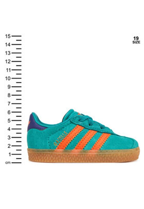 Adidas - adidas Sneakersy Gazelle Comfort Closure JR5940 Zielony. Kolor: zielony. Materiał: skóra, zamsz. Model: Adidas Gazelle