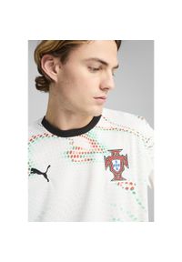 Puma - Męska koszulka wyjazdowa Portugalia 2025 PUMA White Black. Kolor: biały, wielokolorowy, czarny