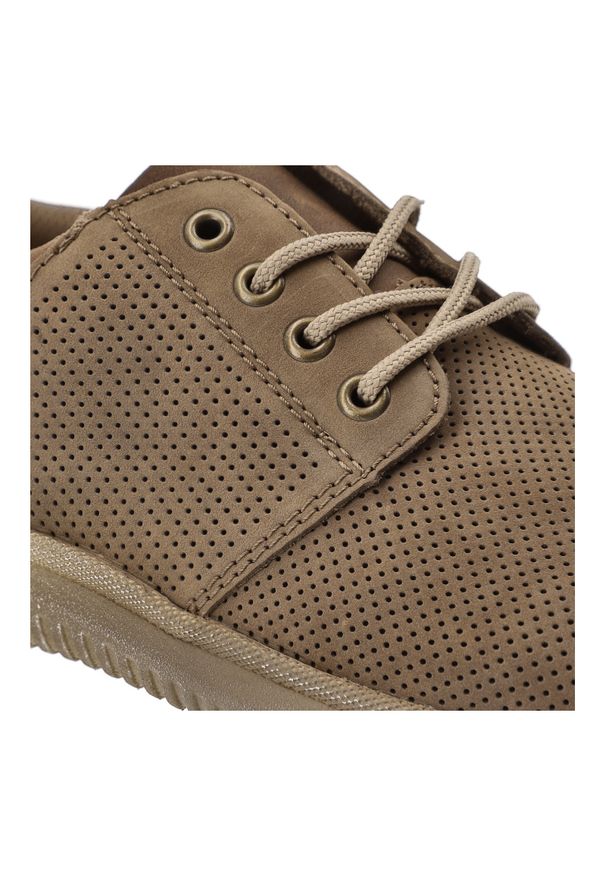 Brązowe Półbuty Rieker Eleganckie Obuwie Męskie. Okazja: na co dzień. Zapięcie: sznurówki. Kolor: brązowy. Materiał: zamsz. Szerokość cholewki: normalna. Styl: elegancki