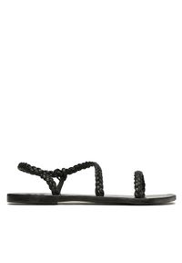 Manebi Sandały Sandals S 6.4 Y0 Czarny. Kolor: czarny. Materiał: skóra