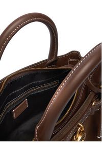 TOMMY HILFIGER - Tommy Hilfiger Torebka American Icon Mini Tote Suede Le AW0AW18202 Brązowy. Kolor: brązowy. Materiał: skórzane #5