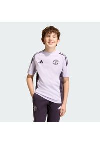 Adidas - Koszulka Manchester United Tiro 25 Competition Training Kids. Kolor: fioletowy, wielokolorowy, czarny. Sport: piłka nożna #1