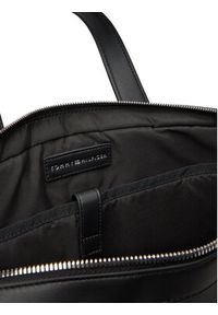 TOMMY HILFIGER - Tommy Hilfiger Torba na laptopa Th Woven Computer Bag AM0AM13660 Czarny. Kolor: czarny. Materiał: skóra #3