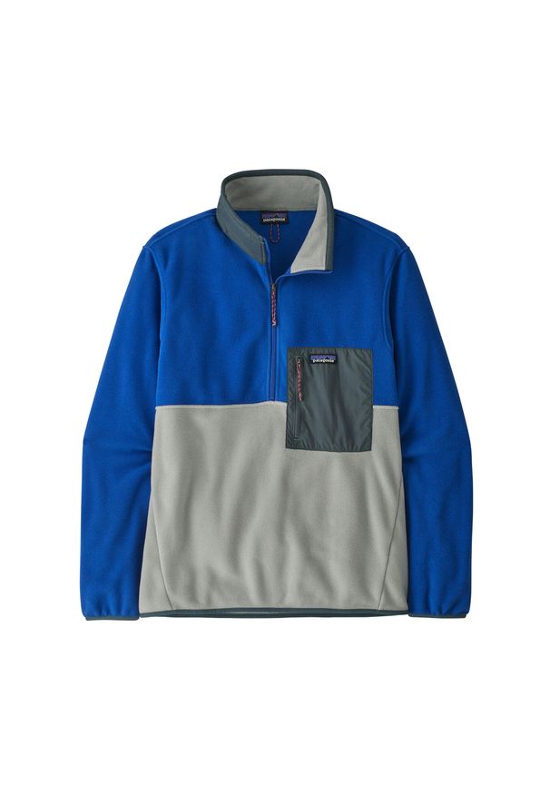 Bluza polarowa męska Patagonia Microdini 1/2 Zip P/O. Kolor: niebieski. Materiał: polar
