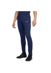 Nike - Męskie Spodnie Do Biegania Academy 25 DriFIT. Kolor: niebieski. Materiał: dresówka