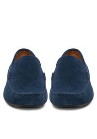 Gino Rossi Mokasyny LUIGI-01 124AM Granatowy. Kolor: niebieski. Materiał: skóra, zamsz #7
