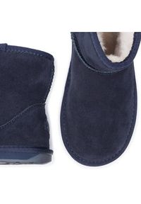 EMU Australia Śniegowce Wallaby Mini K10103 Granatowy. Kolor: niebieski. Materiał: skóra, zamsz #6