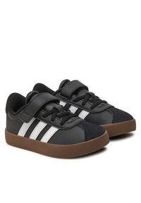 Adidas - adidas Sneakersy VL Court 3.0 El C ID9154 Czarny. Kolor: czarny. Materiał: skóra #3
