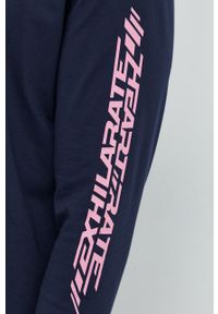 adidas Originals longsleeve bawełniany kolor granatowy wzorzysty. Kolor: niebieski. Materiał: bawełna. Długość rękawa: długi rękaw #2