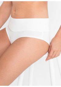 bonprix - "Figi ciążowe ""panty"" (3 szt.), bawełna organiczna". Kolekcja: moda ciążowa. Kolor: czarny. Materiał: bawełna