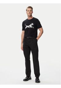 Hugo - HUGO T-Shirt Dirunn 50564143 Czarny Regular Fit. Kolor: czarny. Materiał: bawełna #4