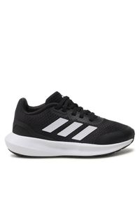 Adidas - adidas Sneakersy RunFalcon 3 Sport Running Lace Shoes HP5845 Czarny. Kolor: czarny. Materiał: materiał, mesh. Sport: bieganie