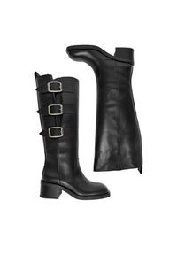 G-Star RAW - G-Star Raw Kozaki EO-GUNES-4772-25 Czarny. Kolor: czarny. Materiał: skóra #5