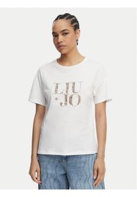 Liu Jo T-Shirt WA6489 JS923 Biały Regular Fit. Kolor: biały. Materiał: bawełna #1