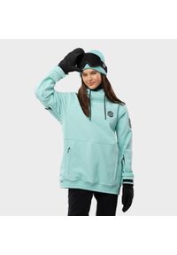 Kobieta Sporty zimowe Damska kurtka snowboardowa W1-W Iceberg SIROKO Turkusowy. Kolor: niebieski. Sezon: zima. Sport: snowboard