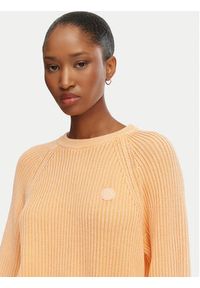 Hugo - HUGO Sweter Slipery 50554206 Pomarańczowy jasny Regular Fit. Kolor: pomarańczowy. Materiał: bawełna #5