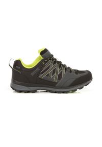 Samaris Low II Regatta męskie trekkingowe buty. Kolor: wielokolorowy, czarny, szary. Materiał: poliester, guma. Sport: turystyka piesza