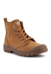 Buty Palladium Pampa Hi Zip M 06440-237-M brązowe. Zapięcie: zamek. Kolor: brązowy #1