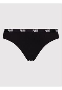 Puma Komplet 3 par stringów 907590 Czarny. Kolor: czarny. Materiał: bawełna