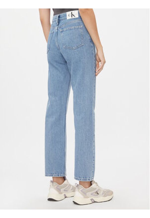 Calvin Klein Jeans Jeansy J20J222138 Niebieski Straight Fit. Kolor: niebieski