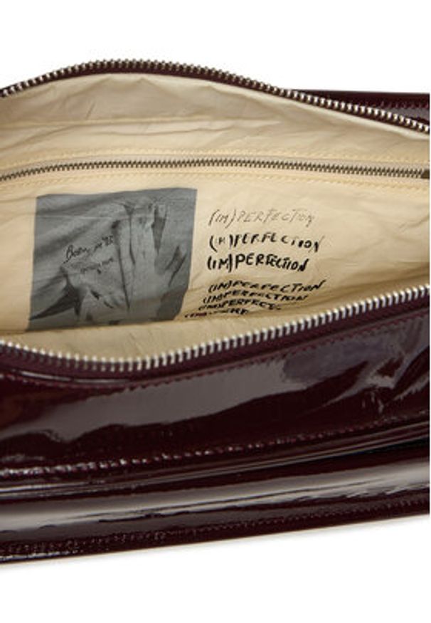 Patrizia Pepe Torebka 2B0148/L170-M558 Fioletowy. Kolor: fioletowy. Materiał: skórzane