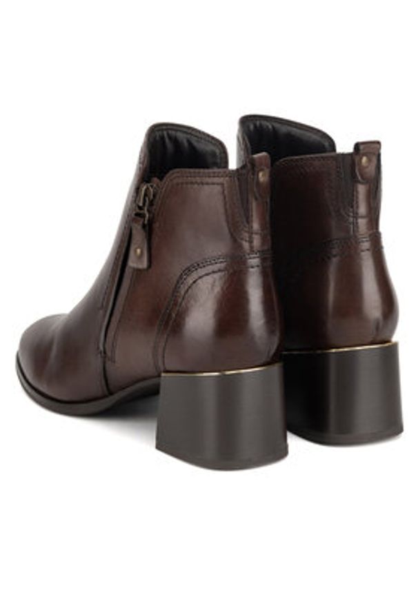 Lasocki Botki WB-THESSA-01 Brązowy. Kolor: brązowy. Materiał: skóra