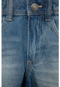 United Colors of Benetton szorty jeansowe dziecięce gładkie regulowana talia. Okazja: na co dzień. Kolor: niebieski. Materiał: jeans. Długość: długie. Wzór: gładki. Styl: casual #3