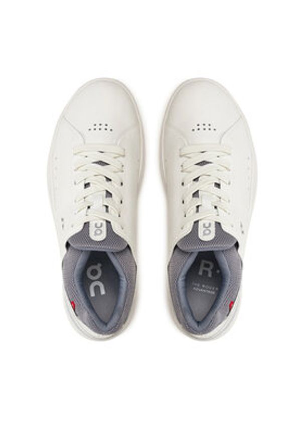 On Buty do biegania The Roger Advantage 3WD10652763 Biały. Kolor: biały. Materiał: skóra