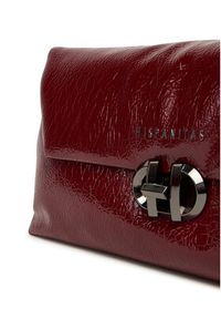 Hispanitas Torebka BI254157 Bordowy. Kolor: czerwony. Materiał: skórzane