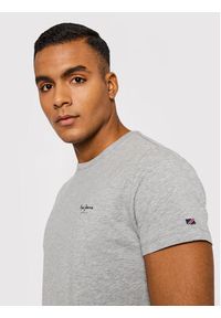Pepe Jeans T-Shirt Original Basic 3 N PM508212 Szary Slim Fit. Kolor: szary. Materiał: bawełna #3