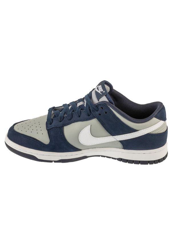 Nike - Buty sportowe Sneakersy męskie, Dunk Low Retro. Kolor: niebieski. Sport: turystyka piesza