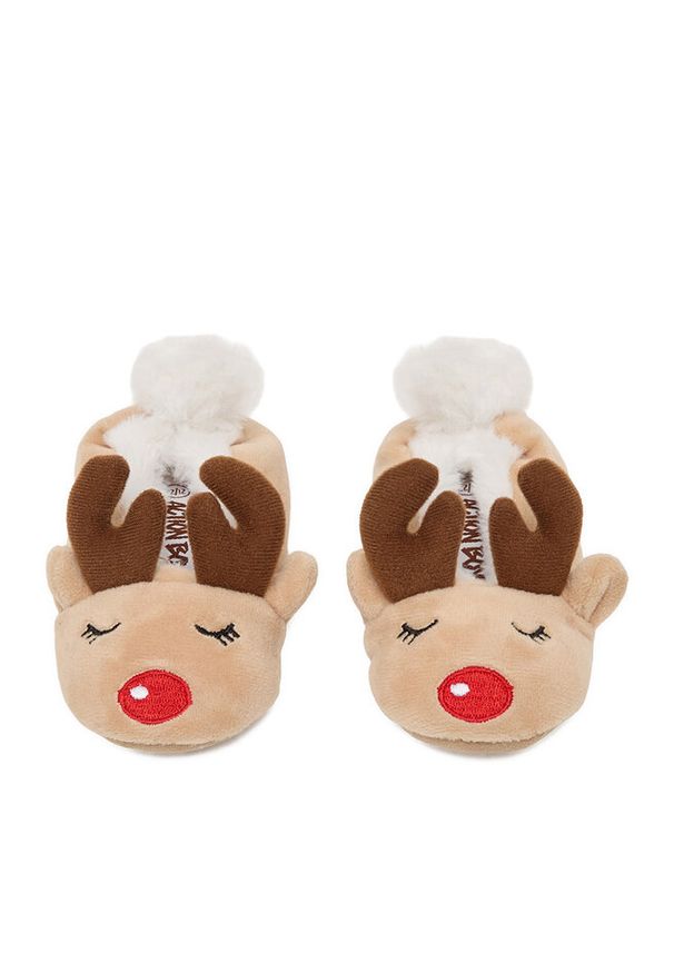 Kapcie Action Boy. Kolor: beżowy