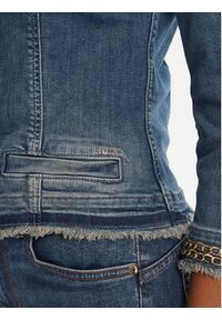 Liu Jo Kurtka jeansowa UXX039 D4128 Granatowy Regular Fit. Kolor: niebieski. Materiał: bawełna #4