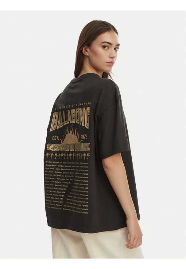 Billabong T-Shirt Paradise Sunkiss EBJZT00505 Szary Loose Fit. Kolor: szary. Materiał: bawełna
