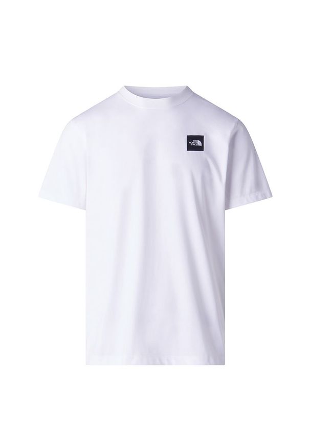 Koszulka męska The North Face Evolution Box Half Dome 0A8G9CFN41 - biała. Kolor: biały. Materiał: tkanina, poliester, bawełna. Długość rękawa: krótki rękaw. Długość: krótkie