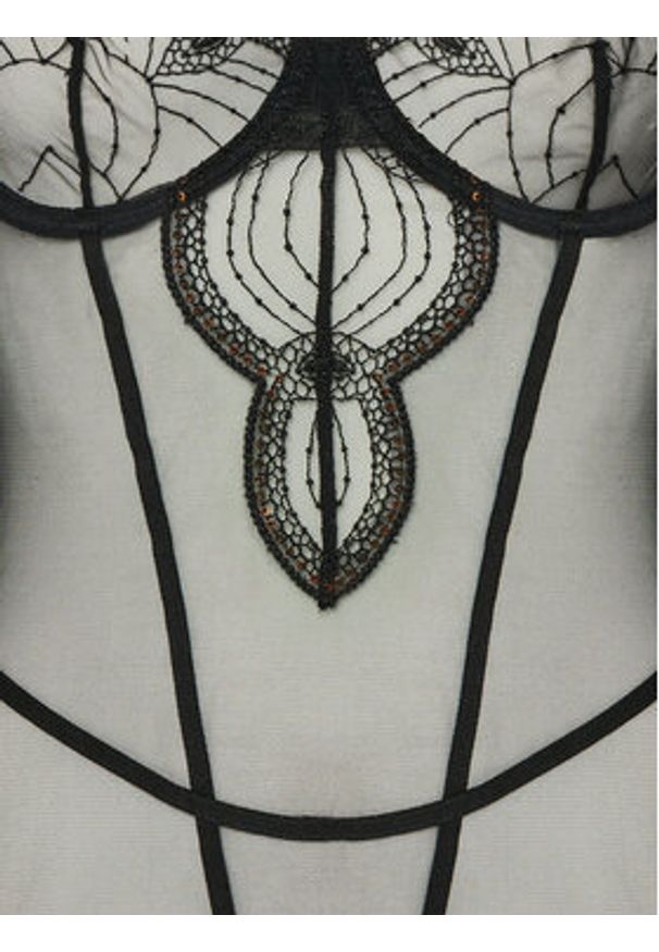Hunkemöller Body Ruby 300253 Czarny. Kolor: czarny. Materiał: syntetyk