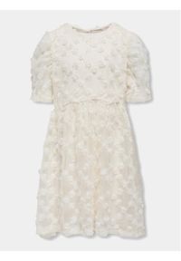 Kids Only - Kids ONLY Sukienka elegancka Rosita 15320277 Biały Regular Fit. Kolor: biały. Materiał: syntetyk. Styl: elegancki