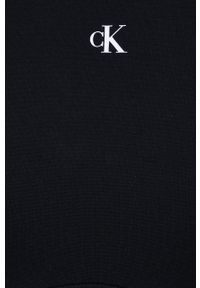 Calvin Klein Jeans sukienka J20J219069.9BYY kolor czarny mini dopasowana. Kolor: czarny. Materiał: dzianina. Wzór: gładki. Typ sukienki: dopasowane. Długość: mini #5