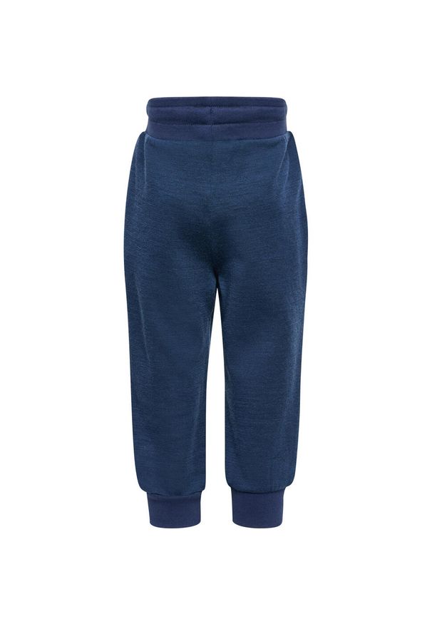 Dziecięce spodnie dresowe wełniane Hummel. Kolor: niebieski. Materiał: wełna, dresówka