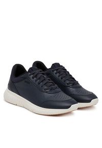 BOSS Sneakersy Titanis 50548718 Granatowy. Kolor: niebieski. Materiał: skóra #6