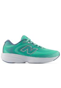 Buty damskie New Balance 411 v4 W4111WF - zielone. Okazja: na co dzień. Kolor: zielony. Materiał: materiał, guma. Szerokość cholewki: normalna. Sport: bieganie, fitness #1