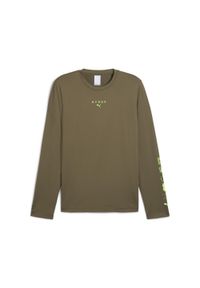 Puma - Męska koszulka z długim rękawem PUMA x HYROX CLOUDSPUN PUMA Loden Green. Kolor: zielony. Materiał: materiał. Długość rękawa: długi rękaw. Długość: długie. Sport: fitness