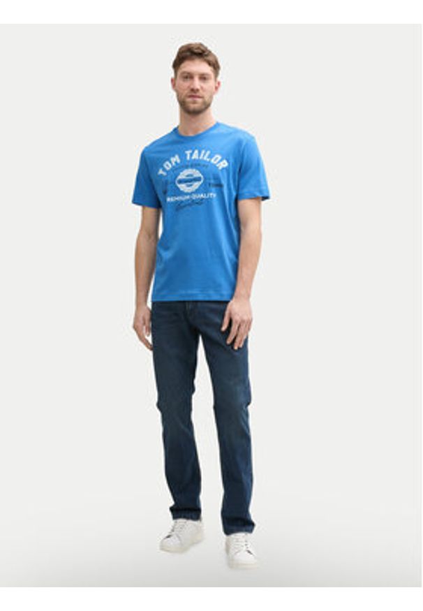 Tom Tailor T-Shirt 1037735 Niebieski Regular Fit. Kolor: niebieski. Materiał: bawełna
