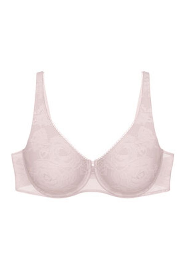 Triumph Biustonosz z fiszbiną Wild Rose Sensation 10205953 Różowy. Kolor: różowy. Materiał: syntetyk