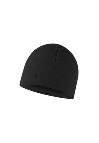 Damska czapka polarowa z wełny merynosów Buff. Kolor: czarny. Materiał: wełna, polar. Styl: casual, sportowy #1