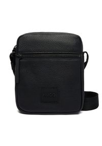 Hugo - HUGO Saszetka 50535669 Czarny. Kolor: czarny. Materiał: skóra #1