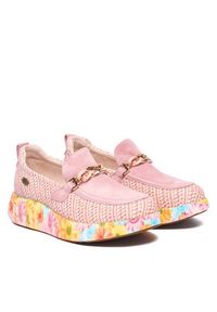 Laura Vita Półbuty Nikito 76 Różowy. Kolor: różowy. Materiał: skóra, zamsz #5