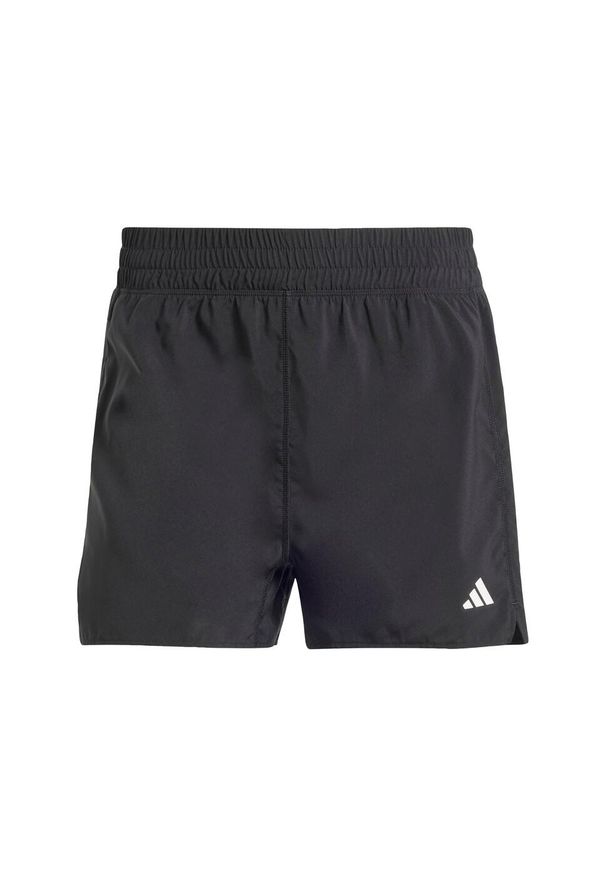 Adidas - Szorty Own the Run. Kolor: czarny. Materiał: materiał. Sport: bieganie